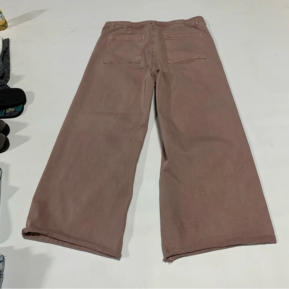 Charlie B - Mauve‎ Wide leg Barrel Pant Women's Jeans Jeggings